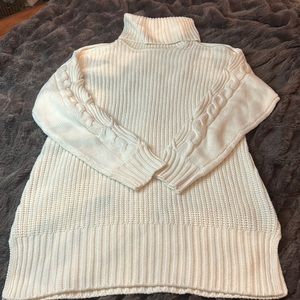 INC Cold Shoulder Sweater Dress